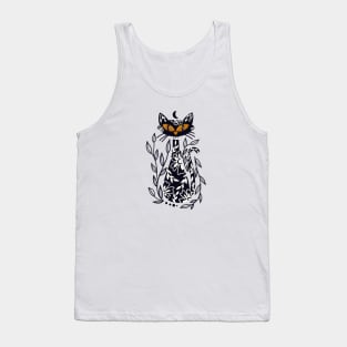 Celestial Black Cat Tank Top